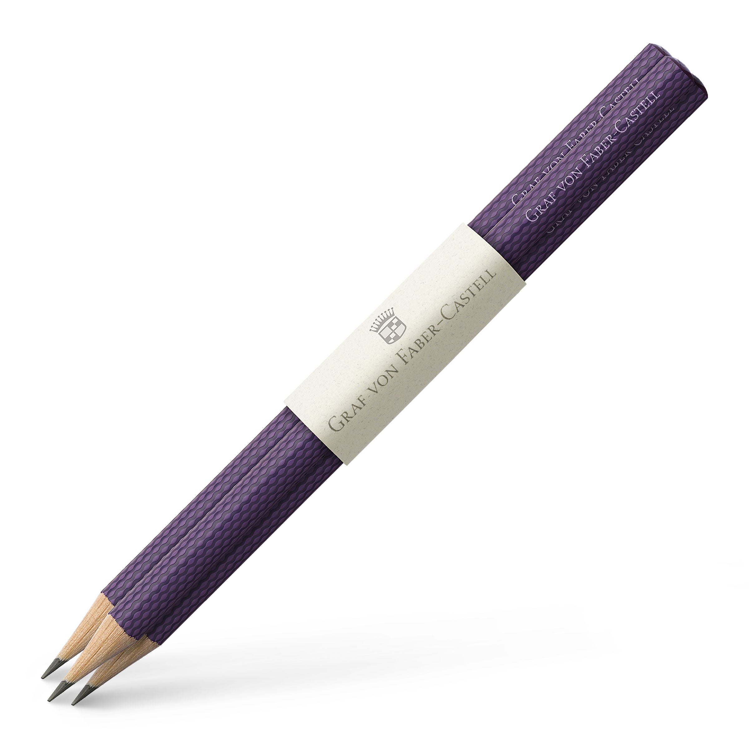 SET 3 BUC CREION GRAFIT GUILLOCHE VIOLET GRAF VON FABER-CASTELL SET 3 BUC CREION GRAFIT GUILLOCHE VIOLET GRAF VON FABER-CASTELL